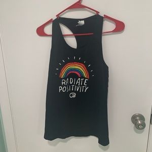 Black CYCLEBAR Rainbow “Radiate Positivity” Tank
